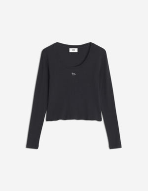 Ribbed Baby Fox long sleeve t-shirt