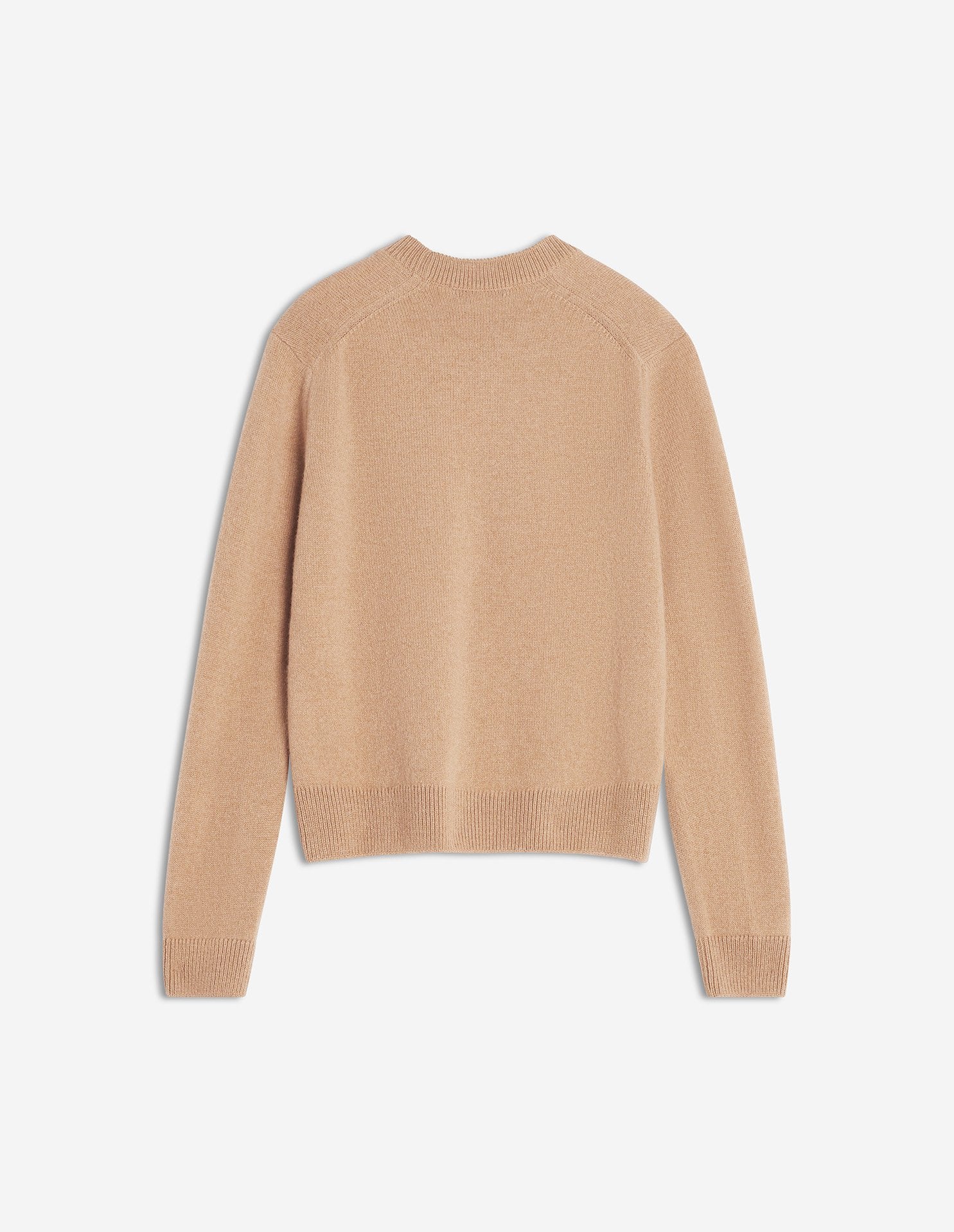 Baby Fox Lambswool Regular Jumper, Canvas Brown