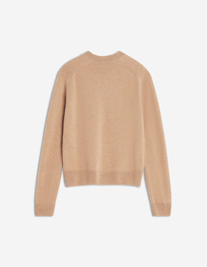 Baby Fox Lambswool Regular Jumper, Canvas Brown