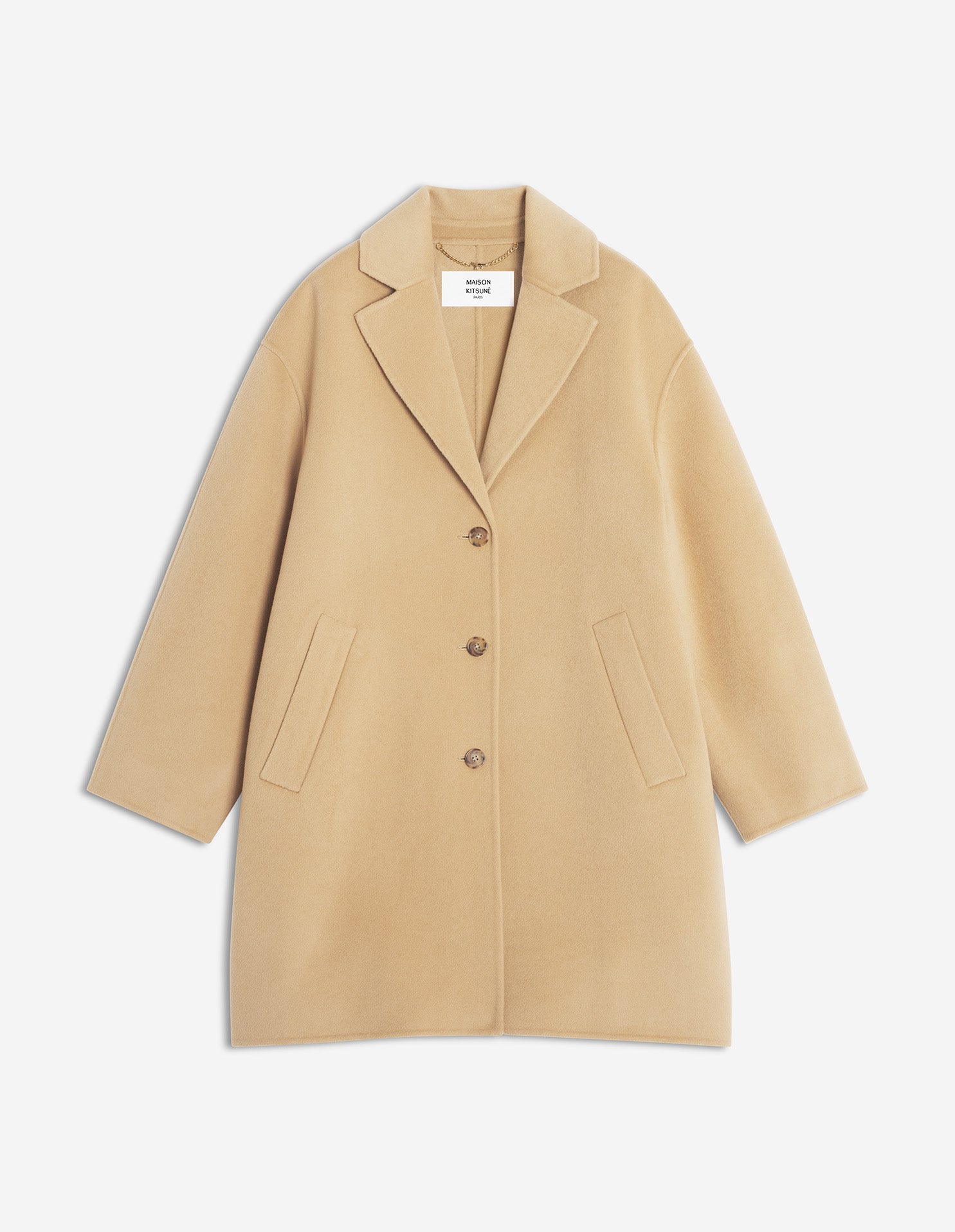 Doubleface Coat, Deep Camel
