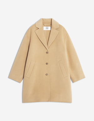 Doubleface Coat, Deep Camel