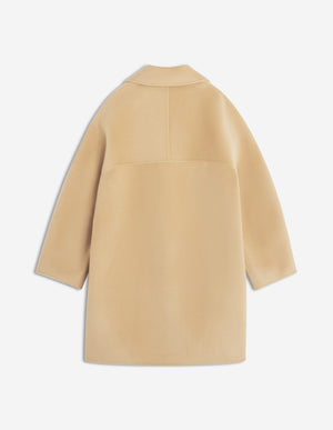 Doubleface Coat, Deep Camel