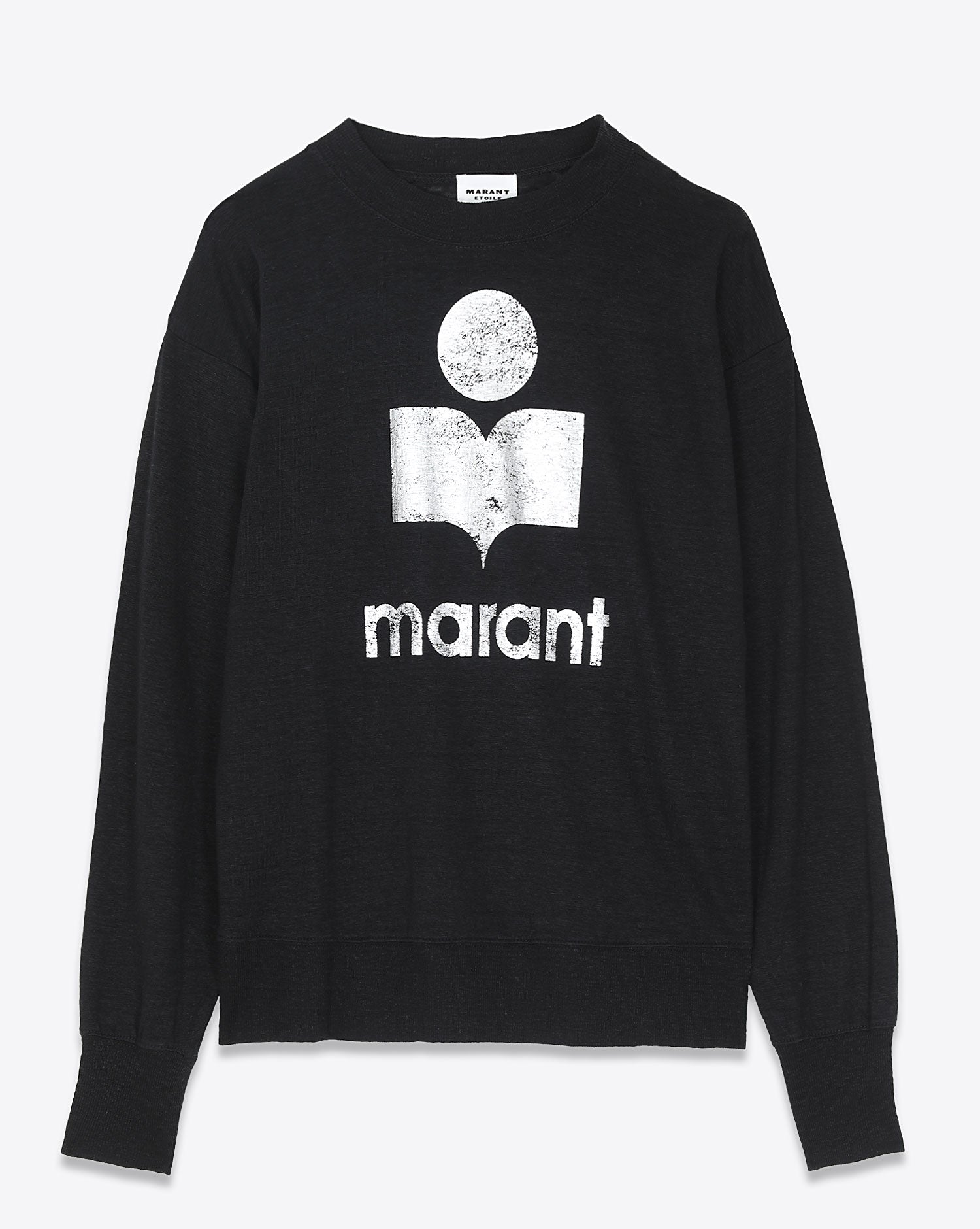 Klowia top, black (silver logo)