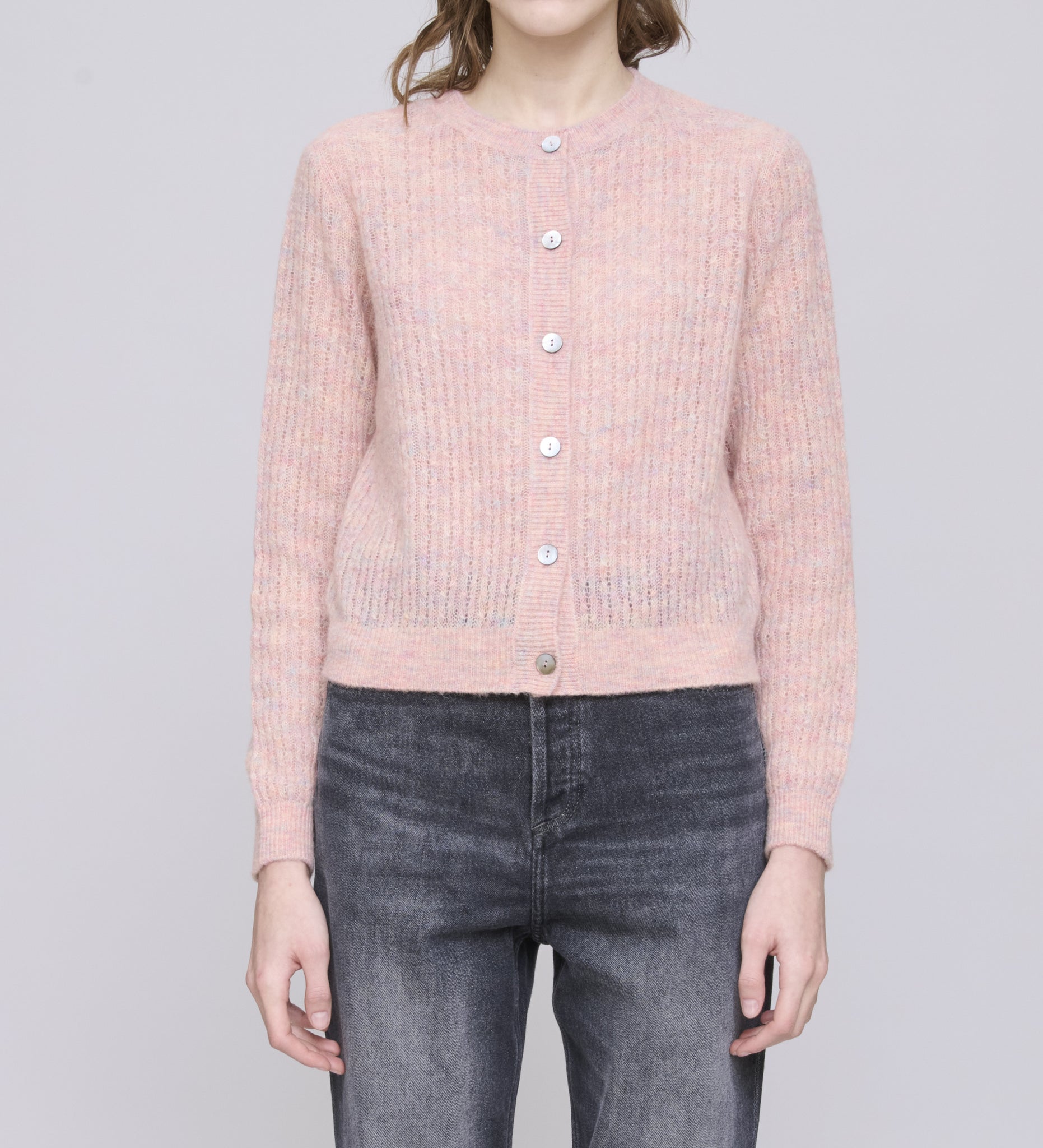 Maud cardigan, Pale Pink