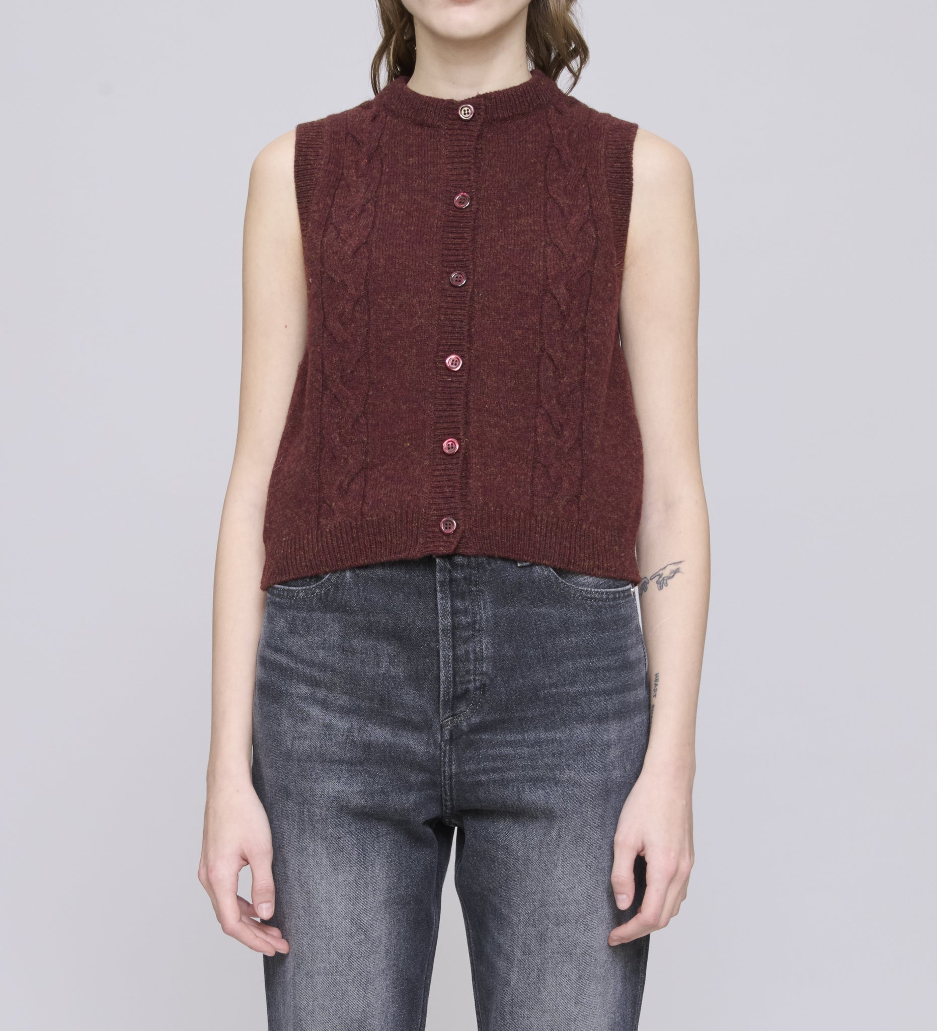 Alyson cardigan, Bordeaux