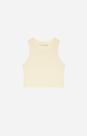 Anna crop top, off white