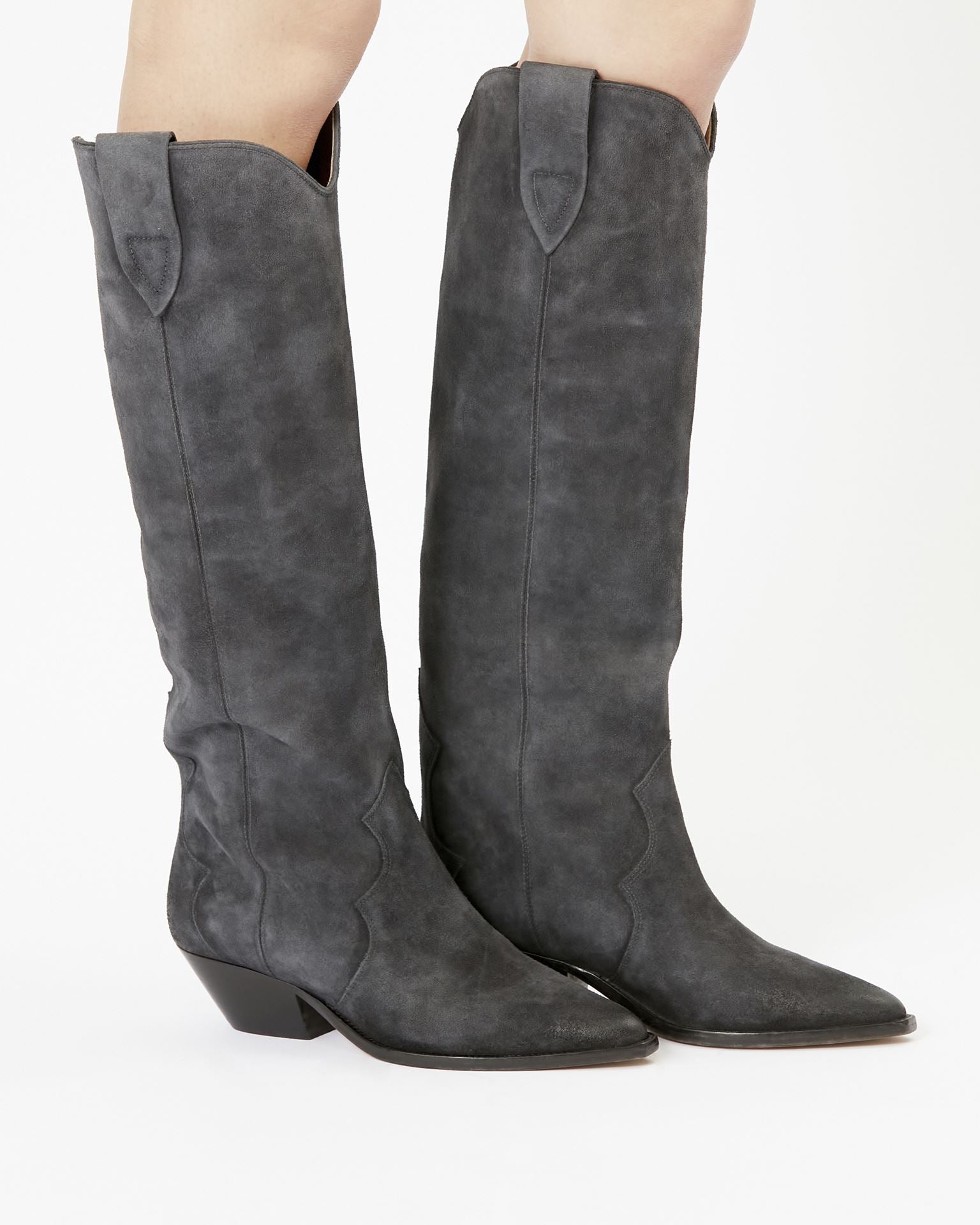 Denvee high boots, faded black