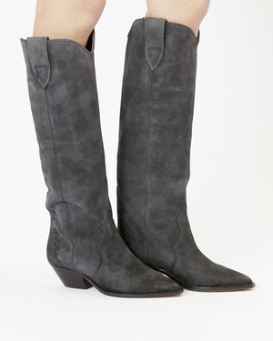 Denvee high boots, faded black