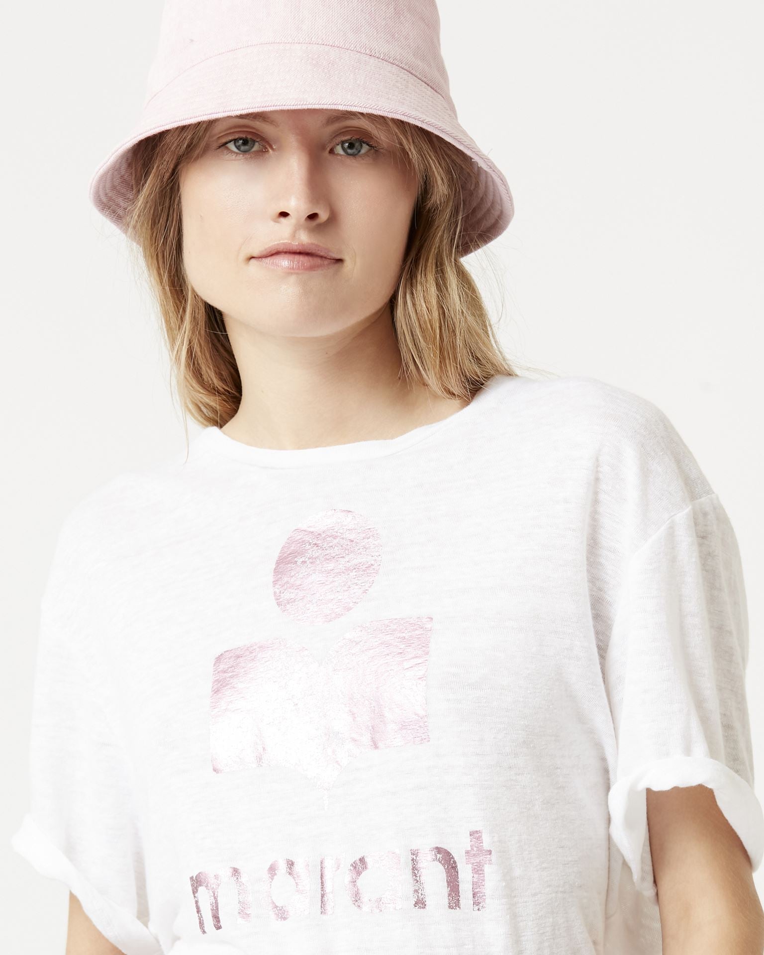 Zewel t-shirt pink/white