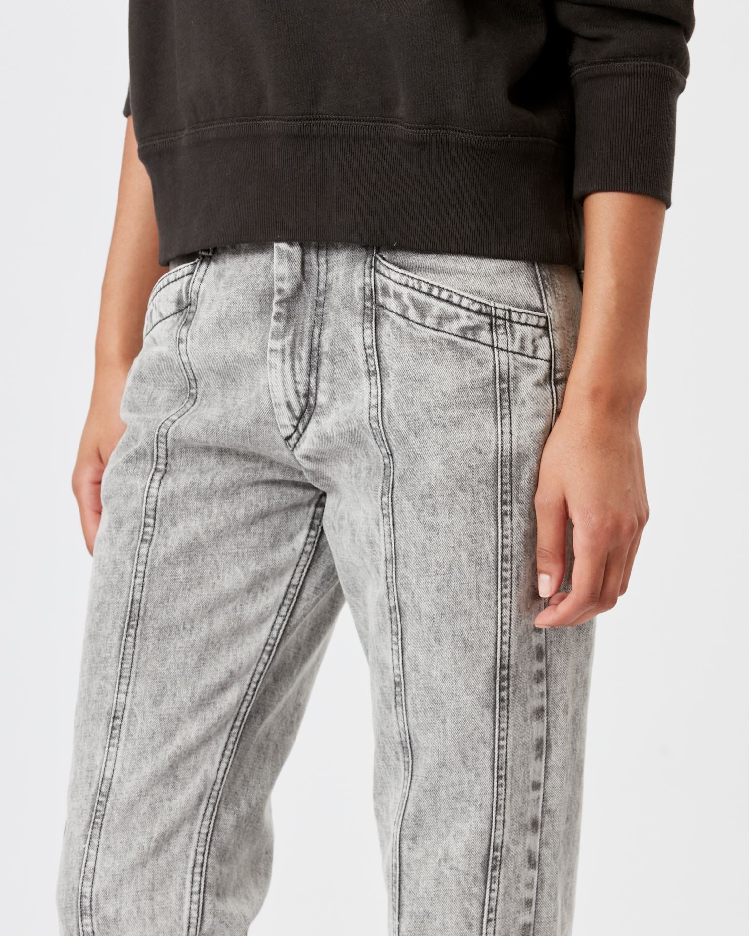 Sulanoa pants, light grey