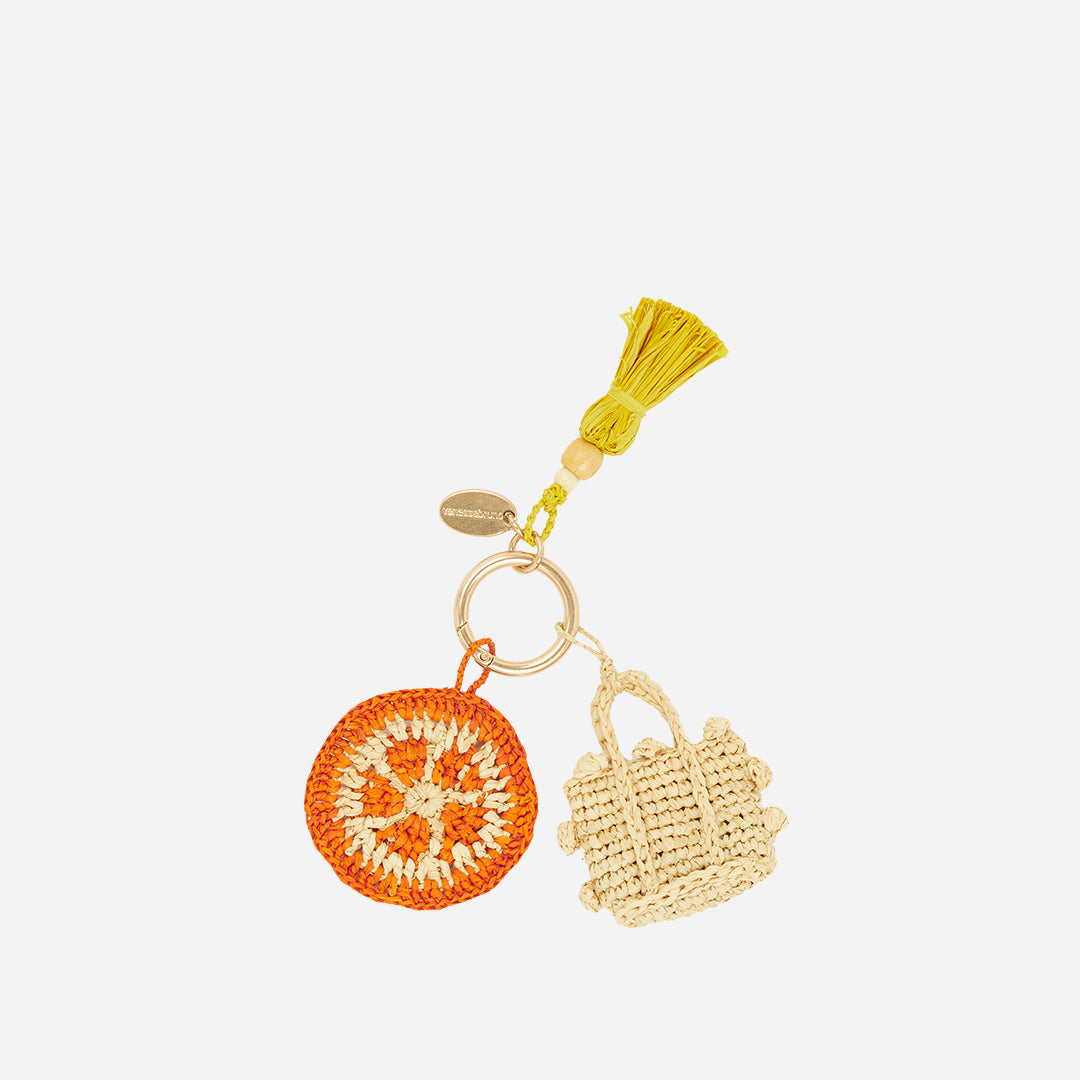 Raphia orange charm