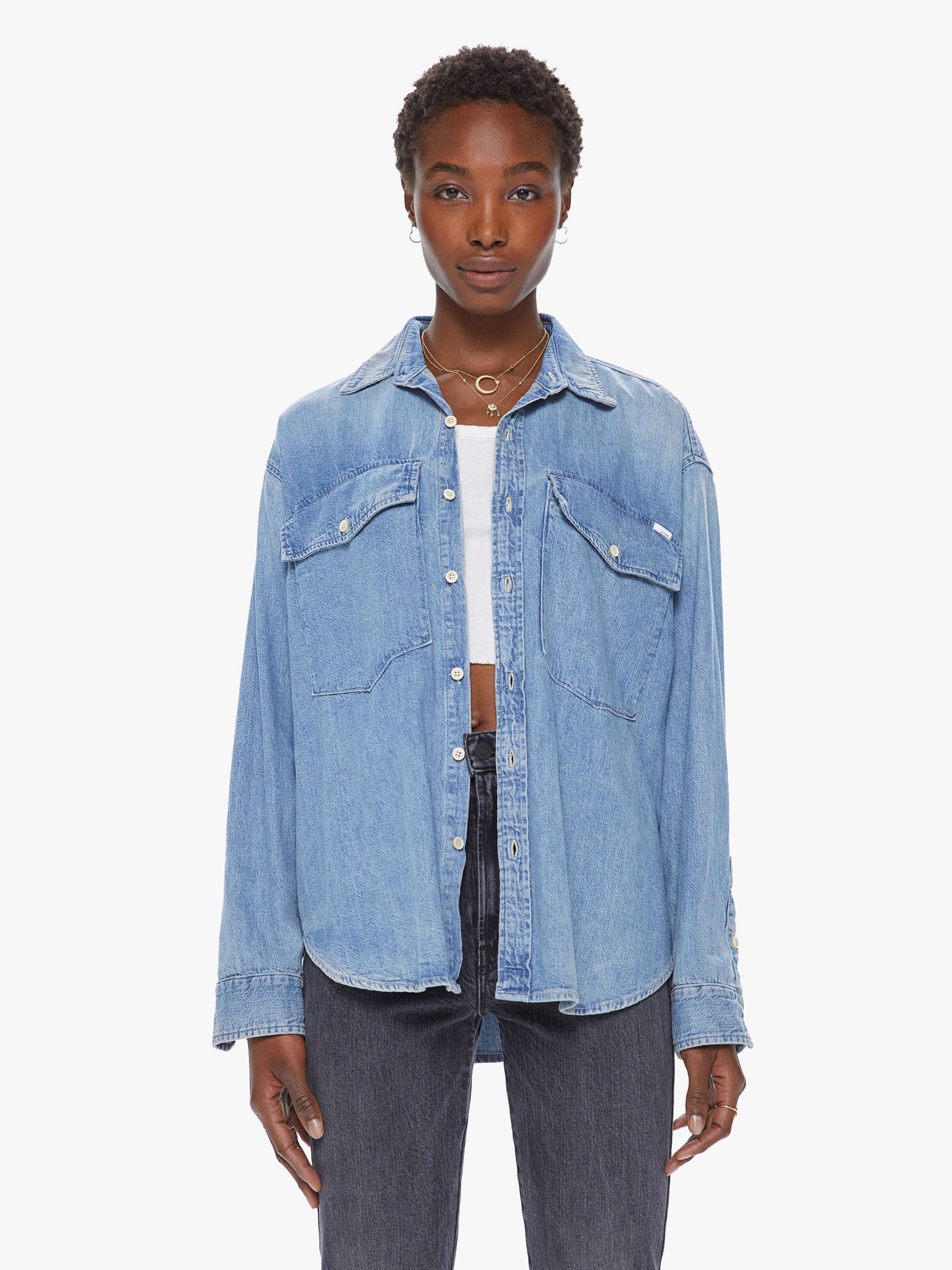 Fly above the rest denim shirt