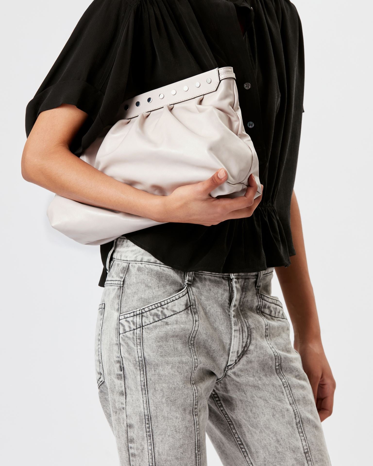 Sulanoa pants, light grey