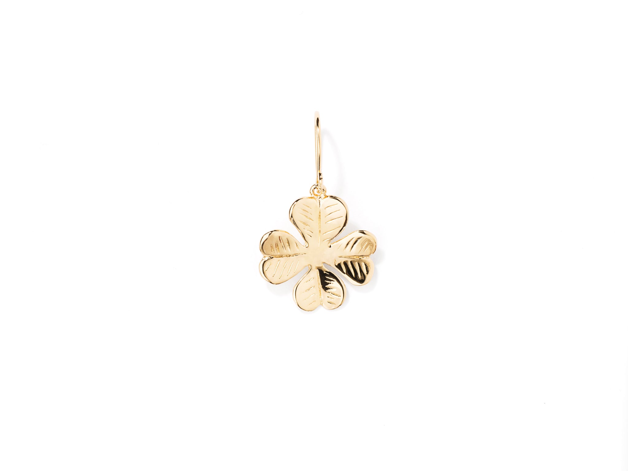 Aurélie clover drop earring (single)