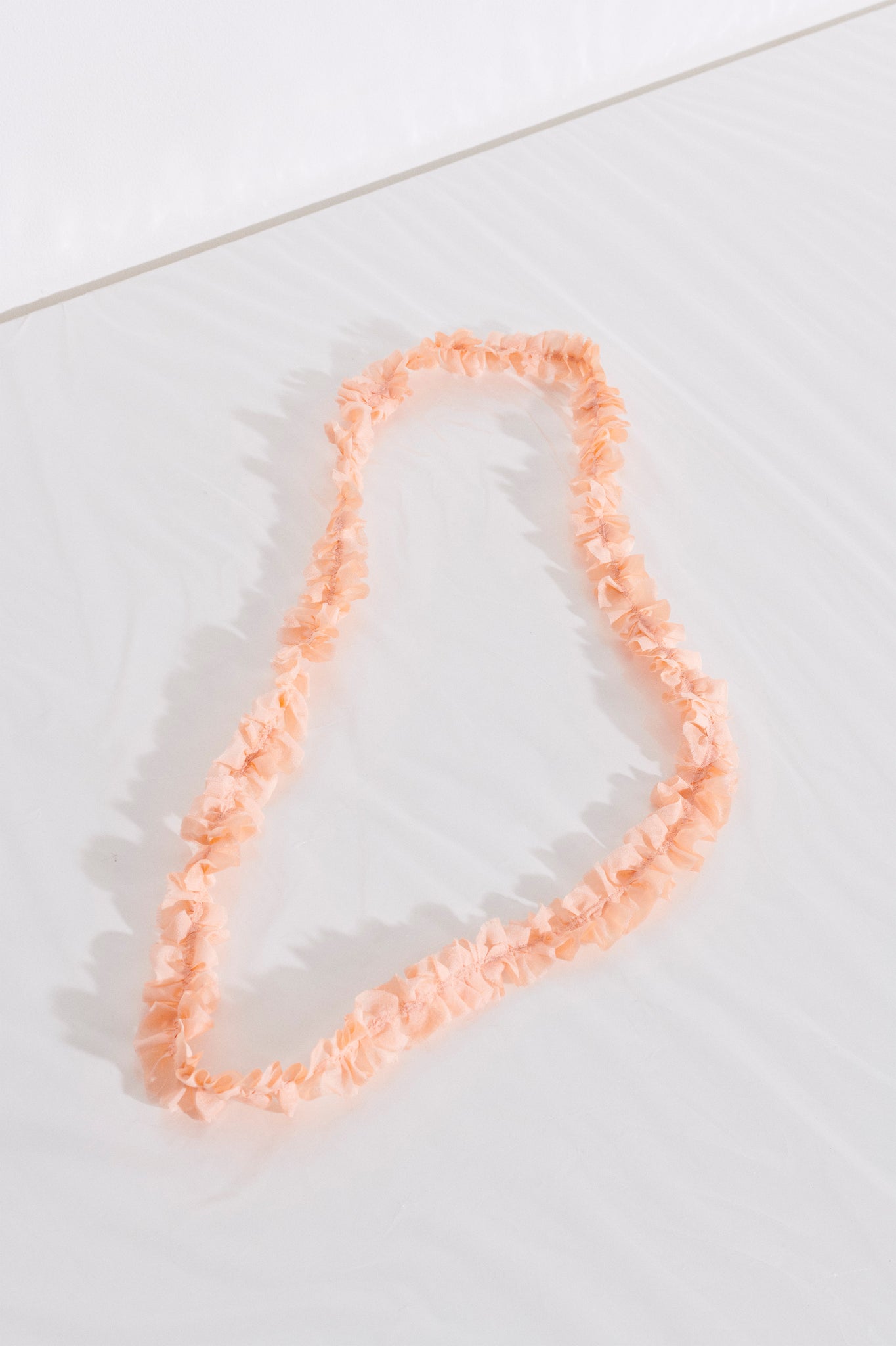 Aria necklace, soft peach