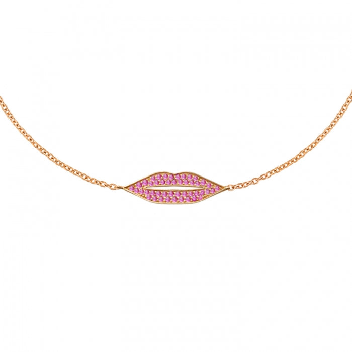 Pink Sapphire French Kiss bracelet