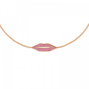 Pink Sapphire French Kiss bracelet