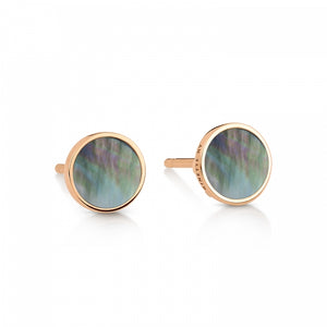 Ever Black MOP disc studs