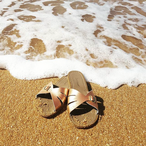 Saltwater classic slides rose gold Electra