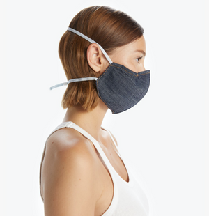 Mother adjustable denim face mask