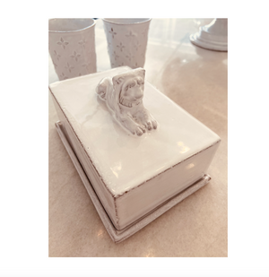 Lion Butter Dish