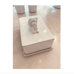 Lion Butter Dish