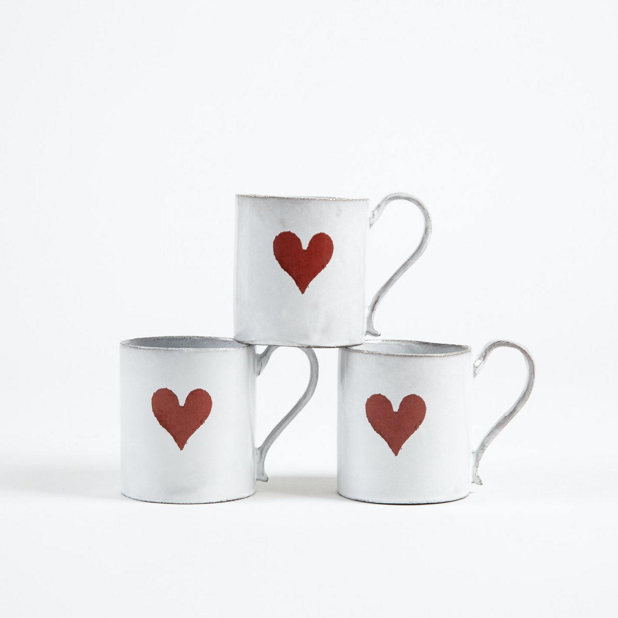 John Derian heart mug