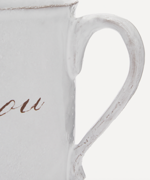 John Derian I Love You Mug