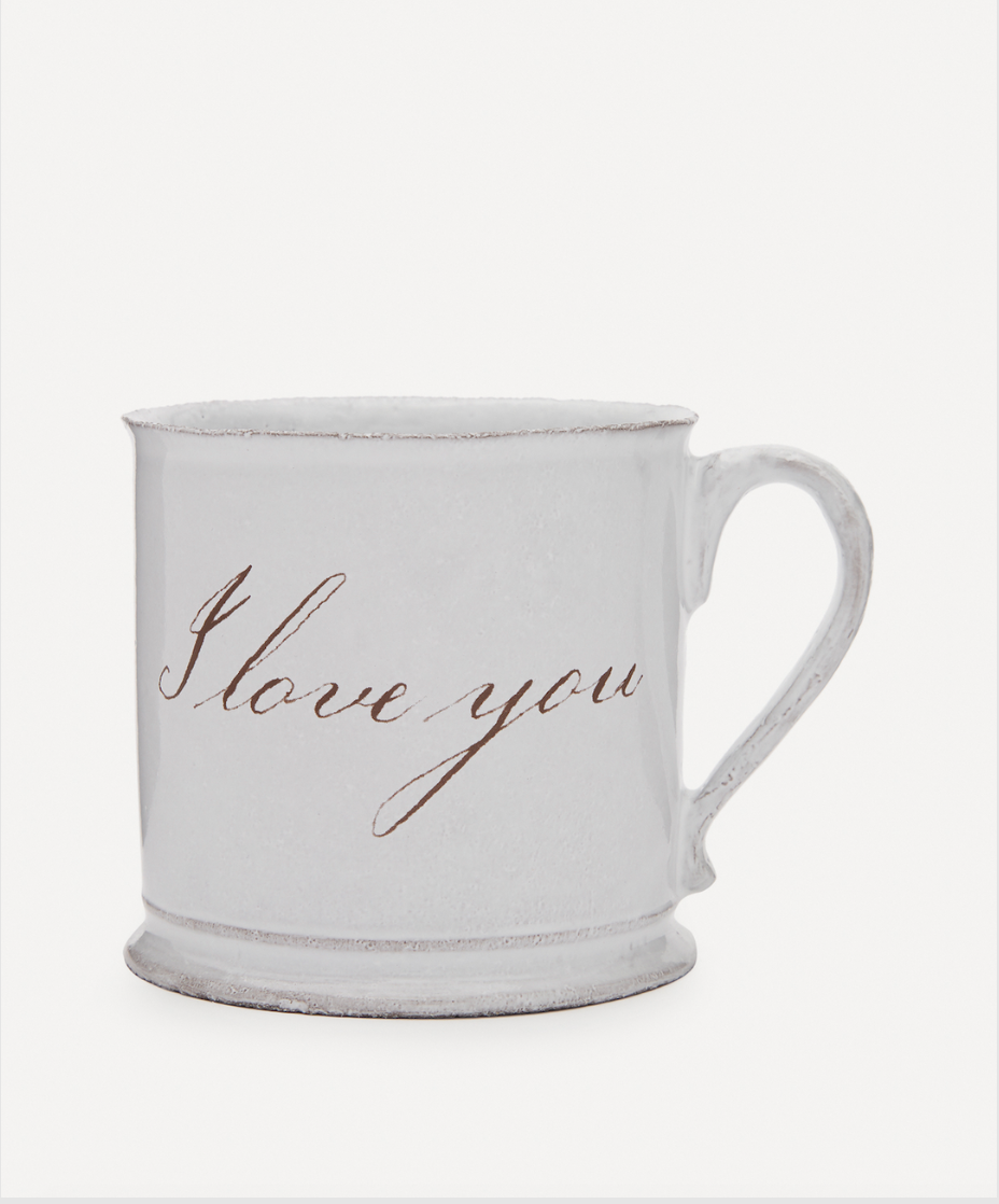John Derian I Love You Mug