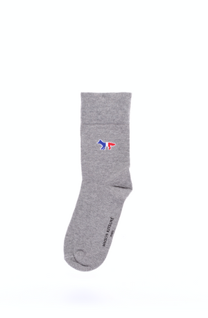 Tricolour fox socks, grey