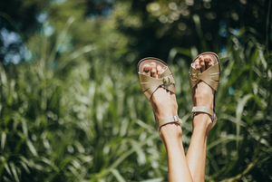 Saltwater classic sandal, gold