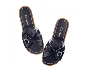 Saltwater classic slides, navy