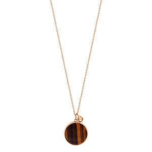 EVETE Ever Tiger Eye disc on chain