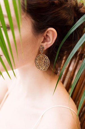 Vintage lace earrings