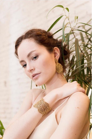 Vintage lace earrings
