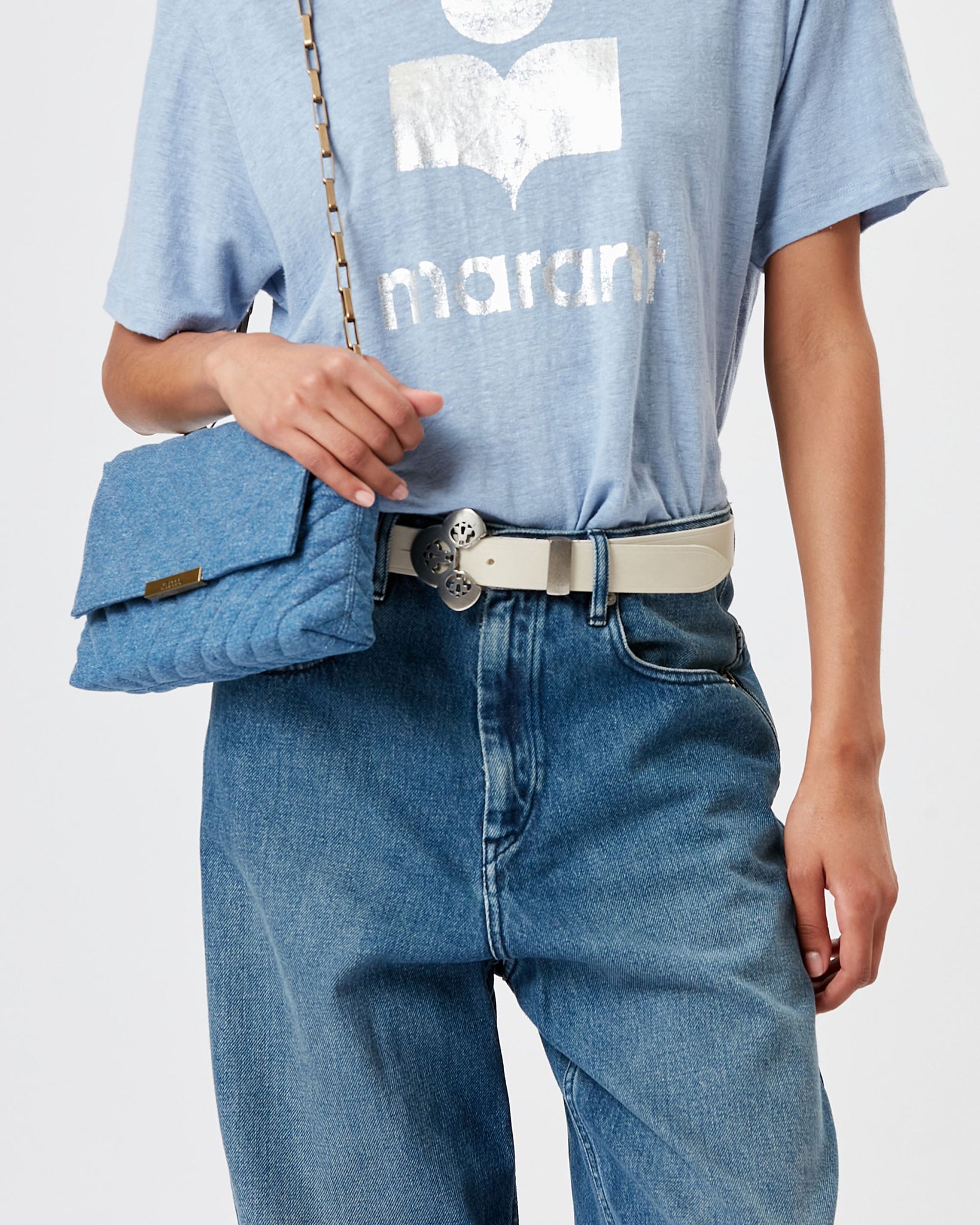 Merine shoulder bag, light blue