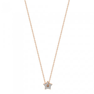 Mini Diamond Milky Way Open Star necklace