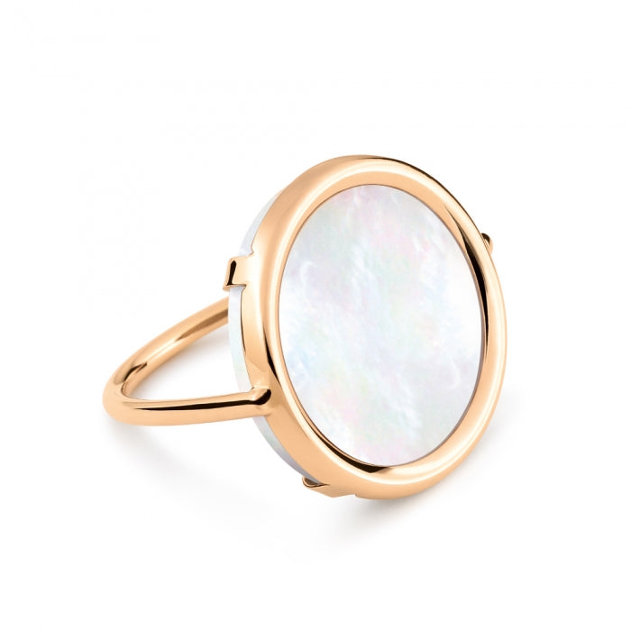 Mother of pearl Disc ring