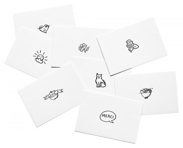 Simple Thank You cards (pack of 8)