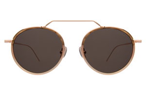 Wynwood Ace Blush oak / rose gold w grey flat lenses