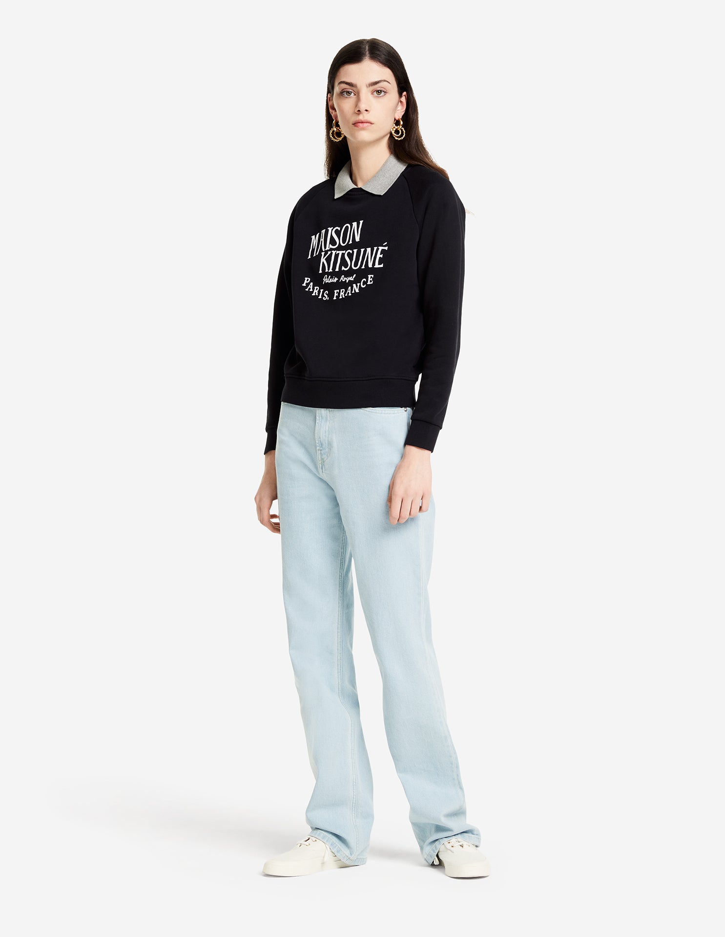 Palais Royale vintage sweatshirt, black