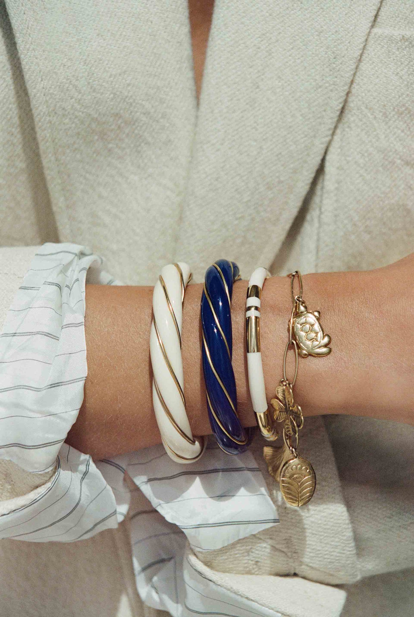 Positano bracelet, ivory