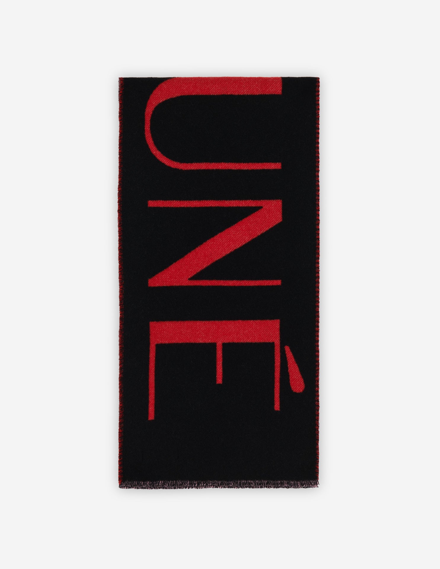 MK jacquard scarf red/pink