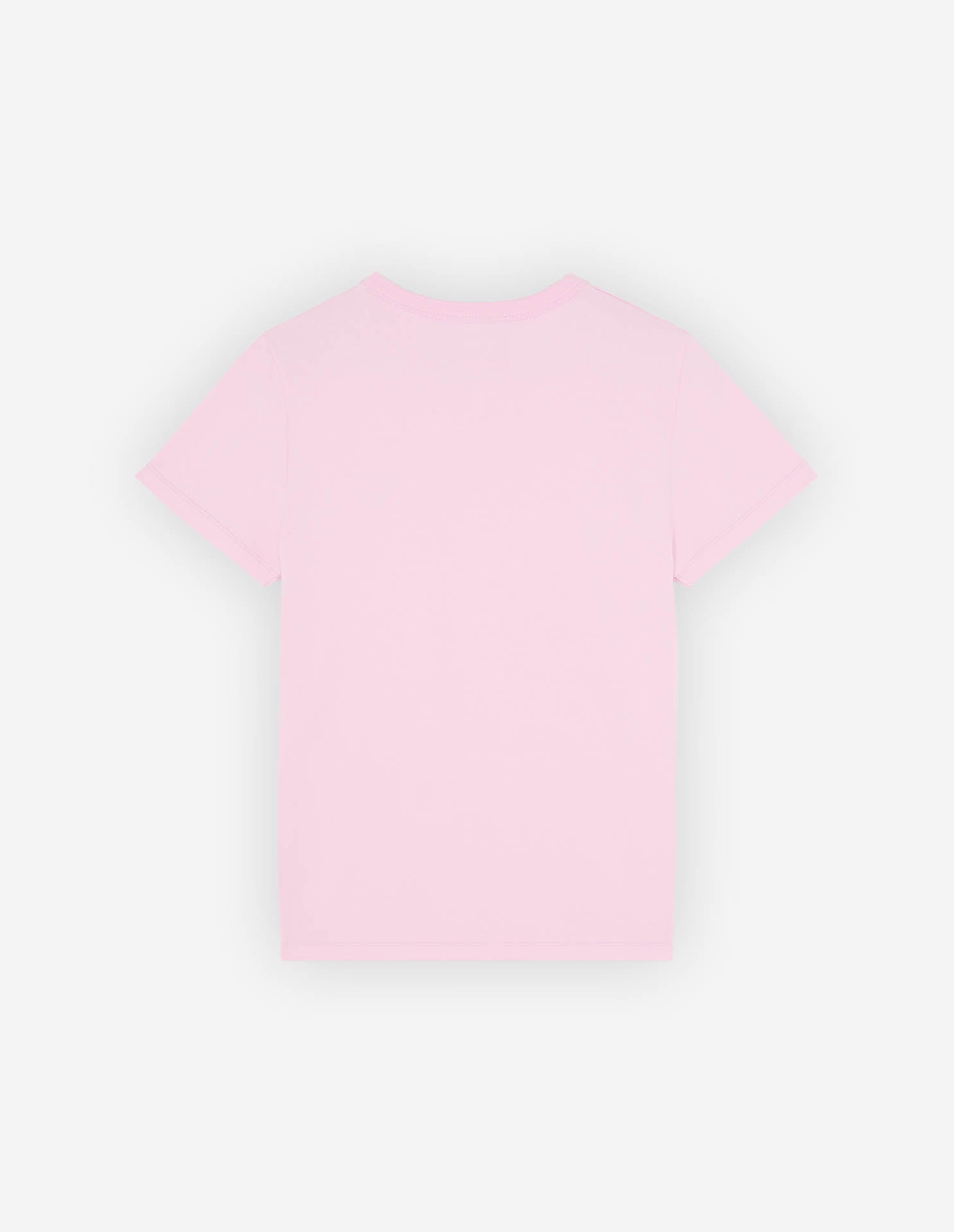 Dressed fox patch t-shirt, Dusty Rose