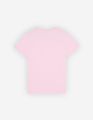 Dressed fox patch t-shirt, Dusty Rose