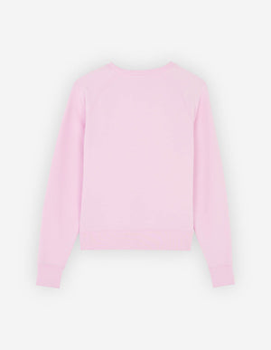Dressed fox patch adjusted sweatshirt, Dusty Rose