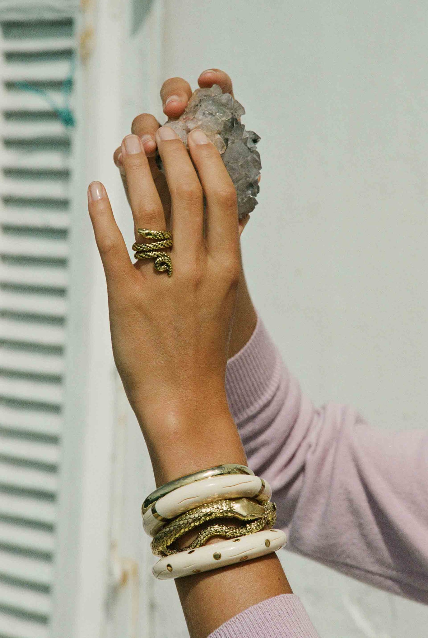 Caftan moon  bracelet clous